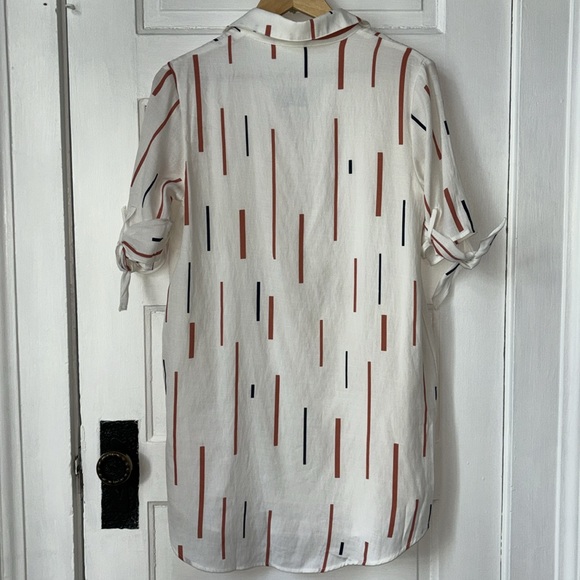 LUSH COLLARED POPOVER SHIRT DRESS - Picture 9 of 9